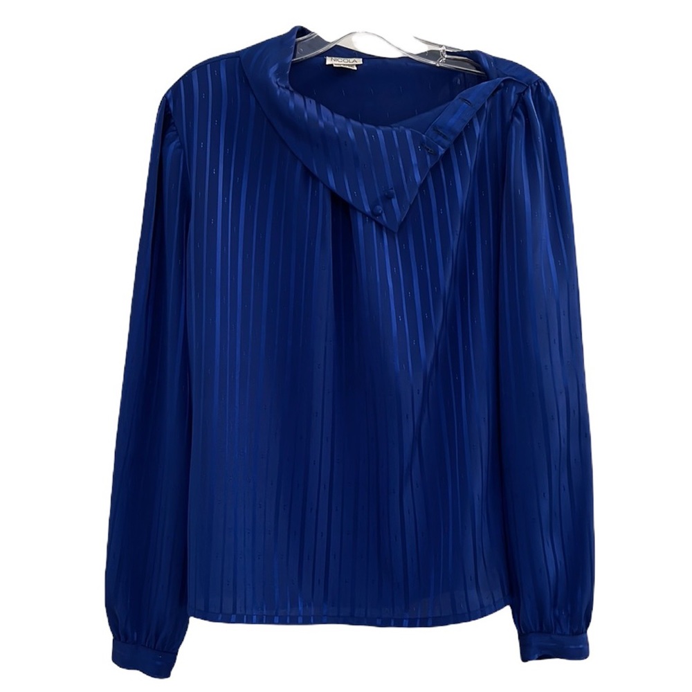 Vintage Nicola Deep blue long sleeves top-M